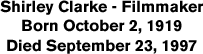 Shirley Clarke