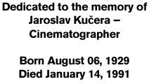 Dedicated to the memory of Jaroslav Kučera